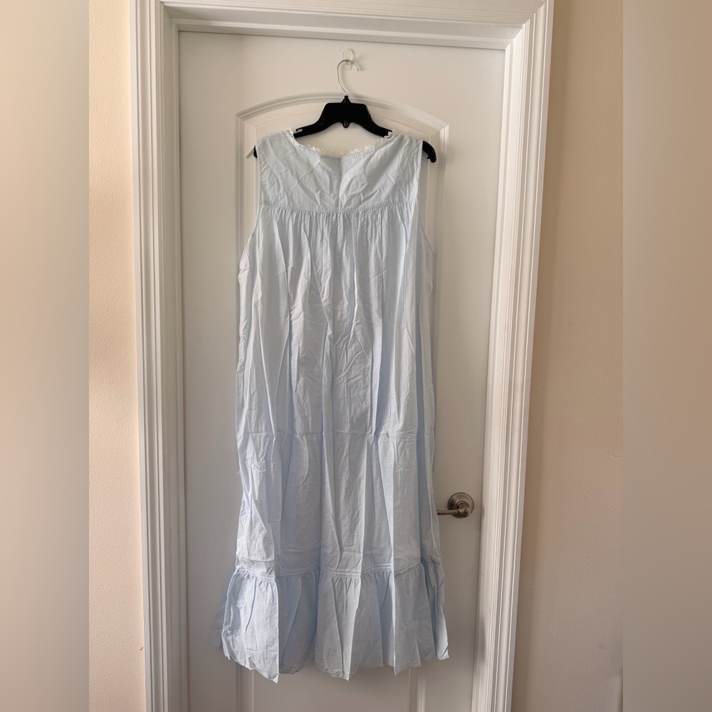 Vintage Eileen West Sleepwear Cotton Romantic Cottagecore Tradwife Nightgown XL - Picture 3 of 12